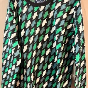 Grateful Dead x SEC.119 Green and Black Sweater